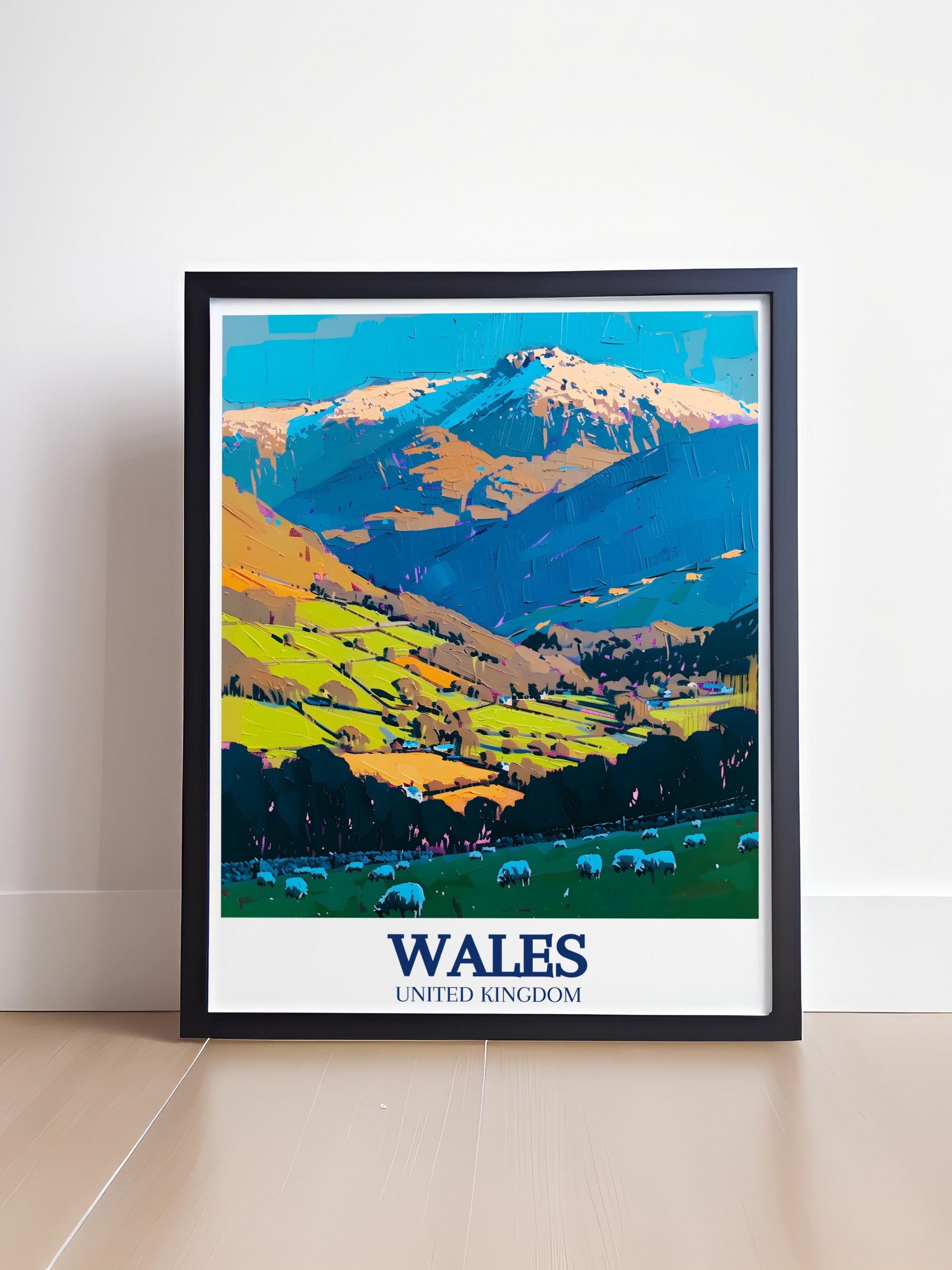 Wales   Prints - Snowdonia National Park and Mount Snowdon  Home Decor - Wales  Living Room Decor