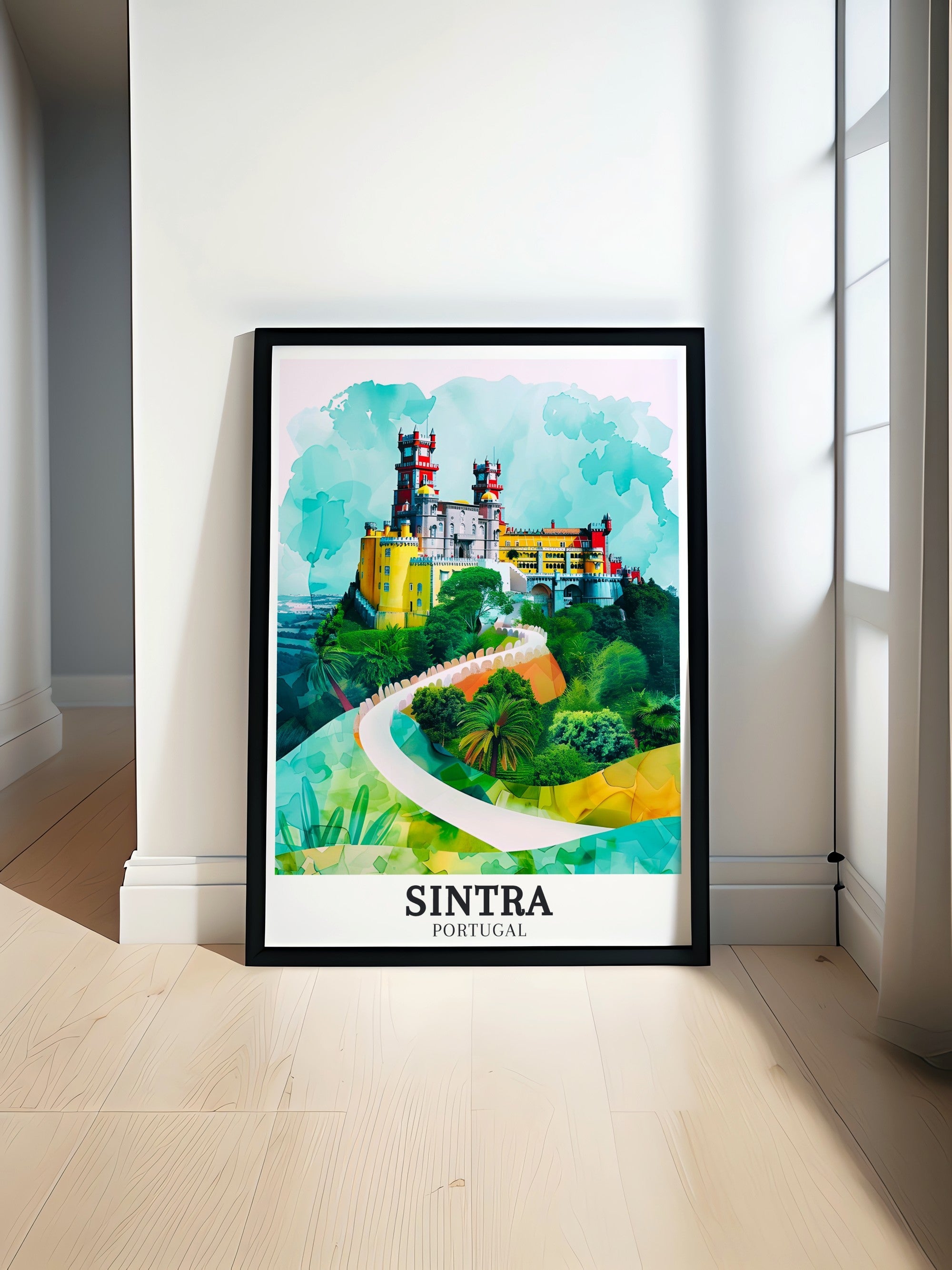 Sintra Beautiful Modern Art Pena National Palace And Sao Pedro De Penaferrim Elegant Home Decor Portugal Stunning Living Room Decor