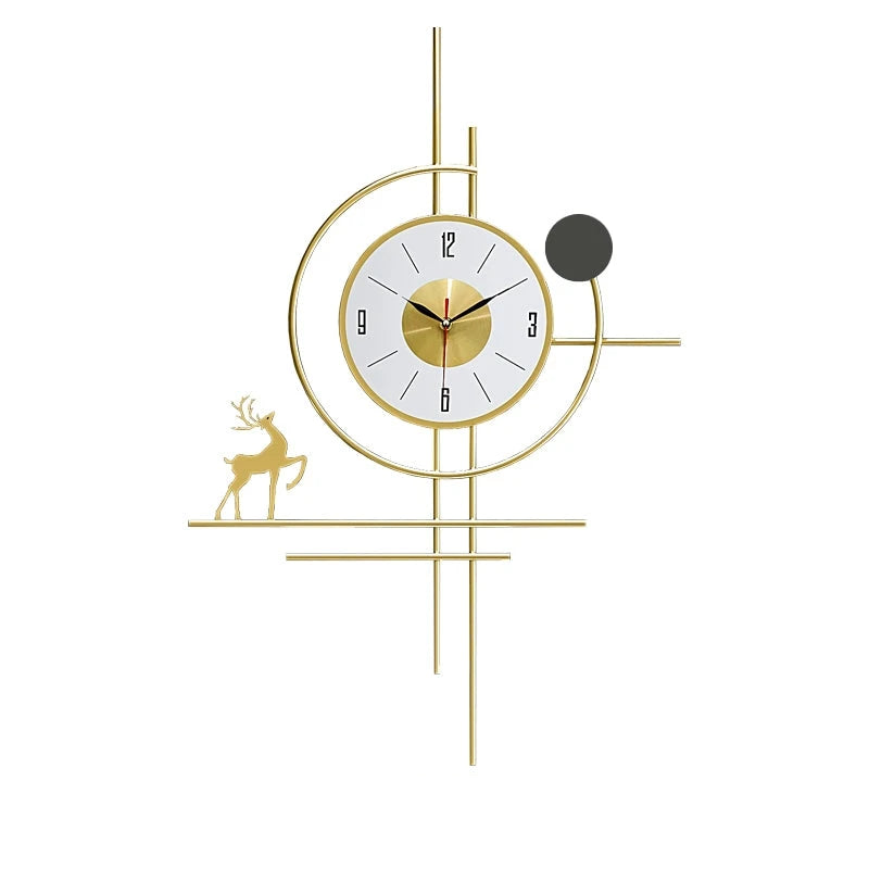 Luxury Fashion Wall Art Clock | 42X66 Cm