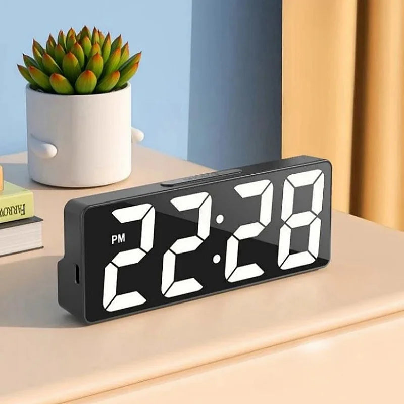 Voice Control Digital Alarm Clock – Led Display