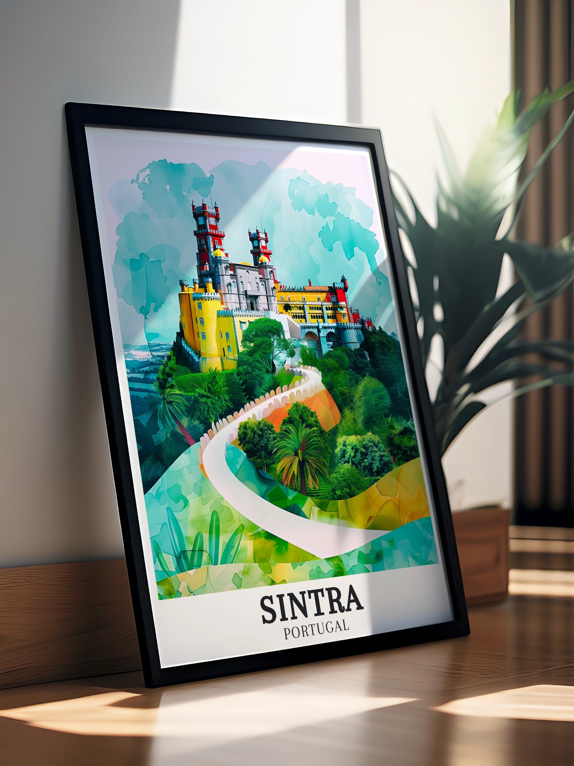 Sintra Beautiful Modern Art Pena National Palace And Sao Pedro De Penaferrim Elegant Home Decor Portugal Stunning Living Room Decor