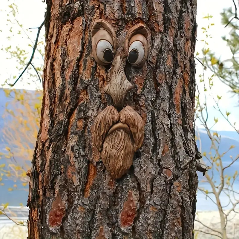 3Pcs Tree Faces - Tree Hugger Statues
