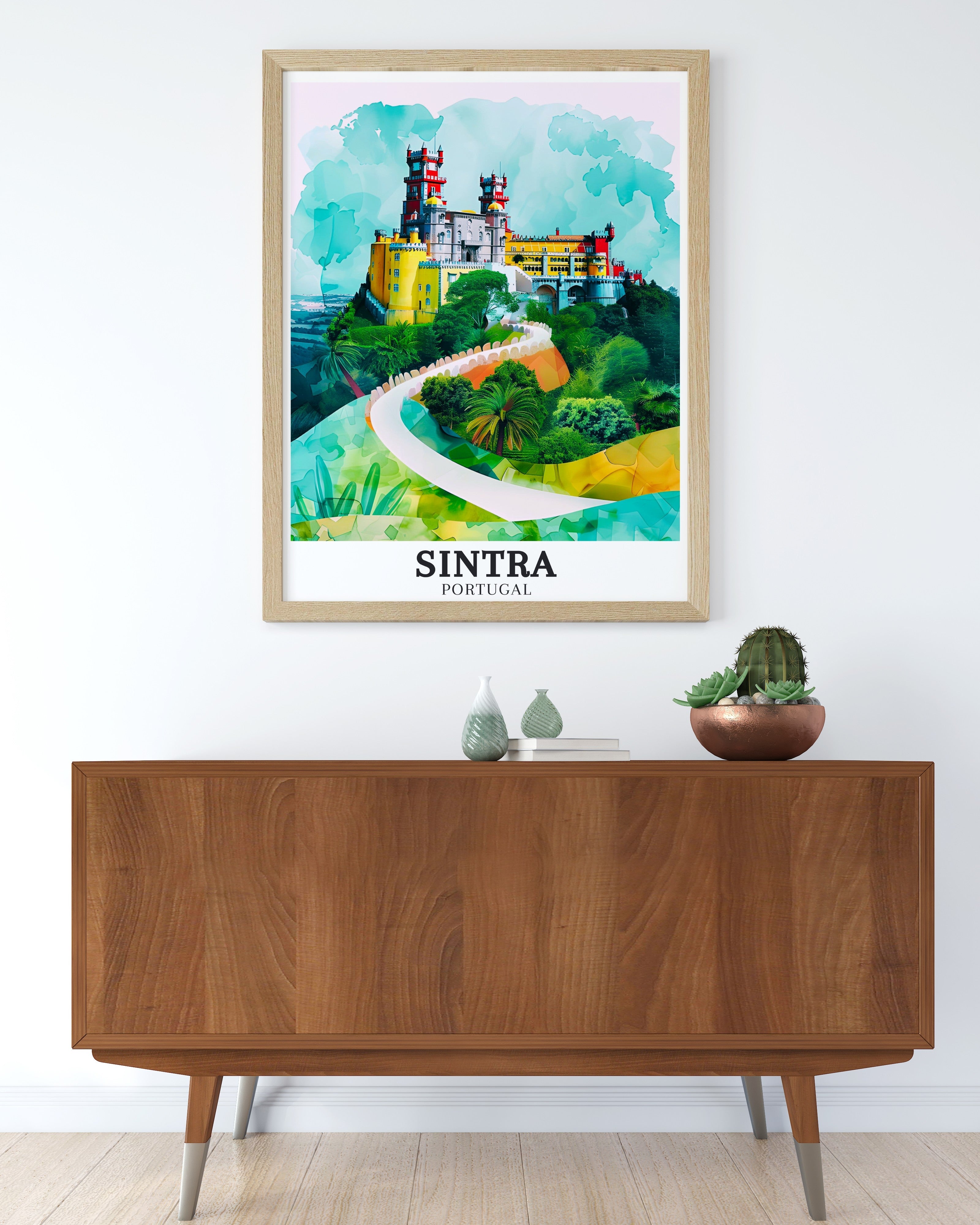 Sintra Beautiful Modern Art Pena National Palace And Sao Pedro De Penaferrim Elegant Home Decor Portugal Stunning Living Room Decor