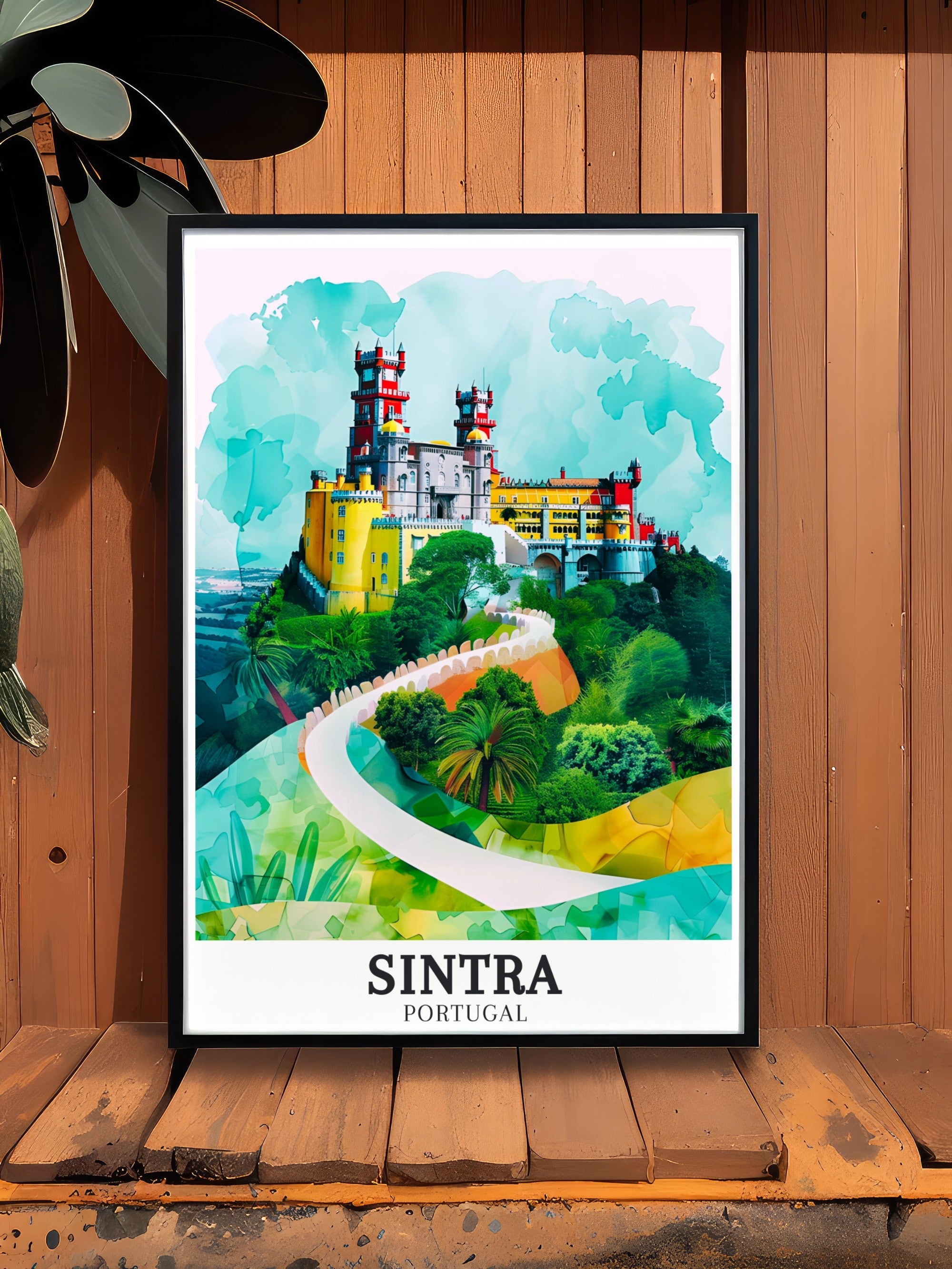 Sintra Beautiful Modern Art Pena National Palace And Sao Pedro De Penaferrim Elegant Home Decor Portugal Stunning Living Room Decor
