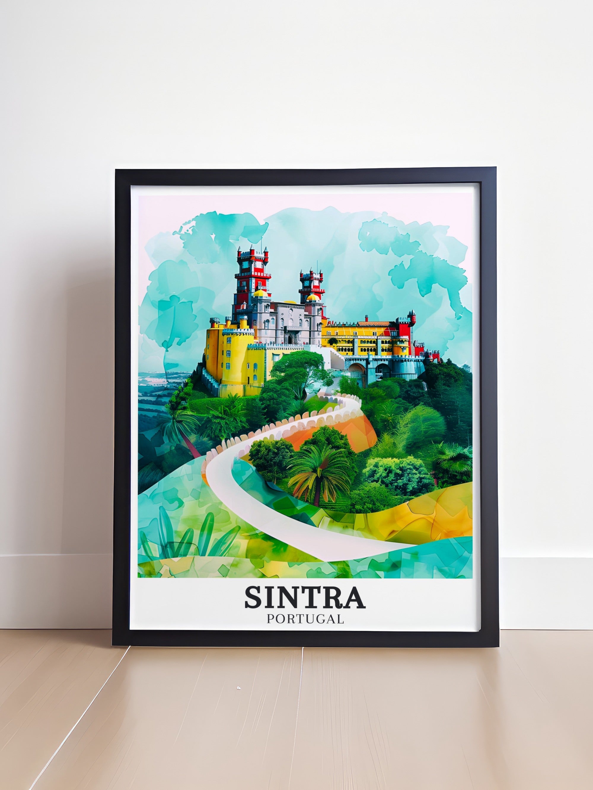 Sintra Beautiful Modern Art Pena National Palace And Sao Pedro De Penaferrim Elegant Home Decor Portugal Stunning Living Room Decor